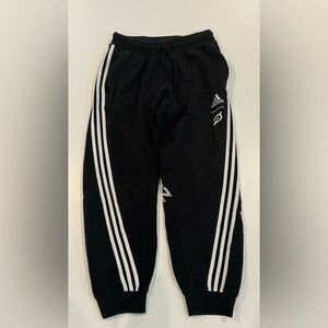 4/$30 Adidas x Peloton Jogger Men S Black White Pants Baggy Track Sweatpants